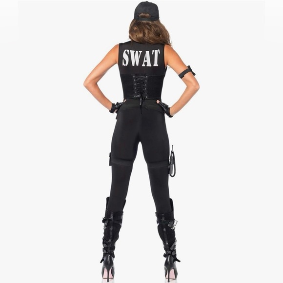 Deluxe Swat Commander Costume - Picture 2 of 8